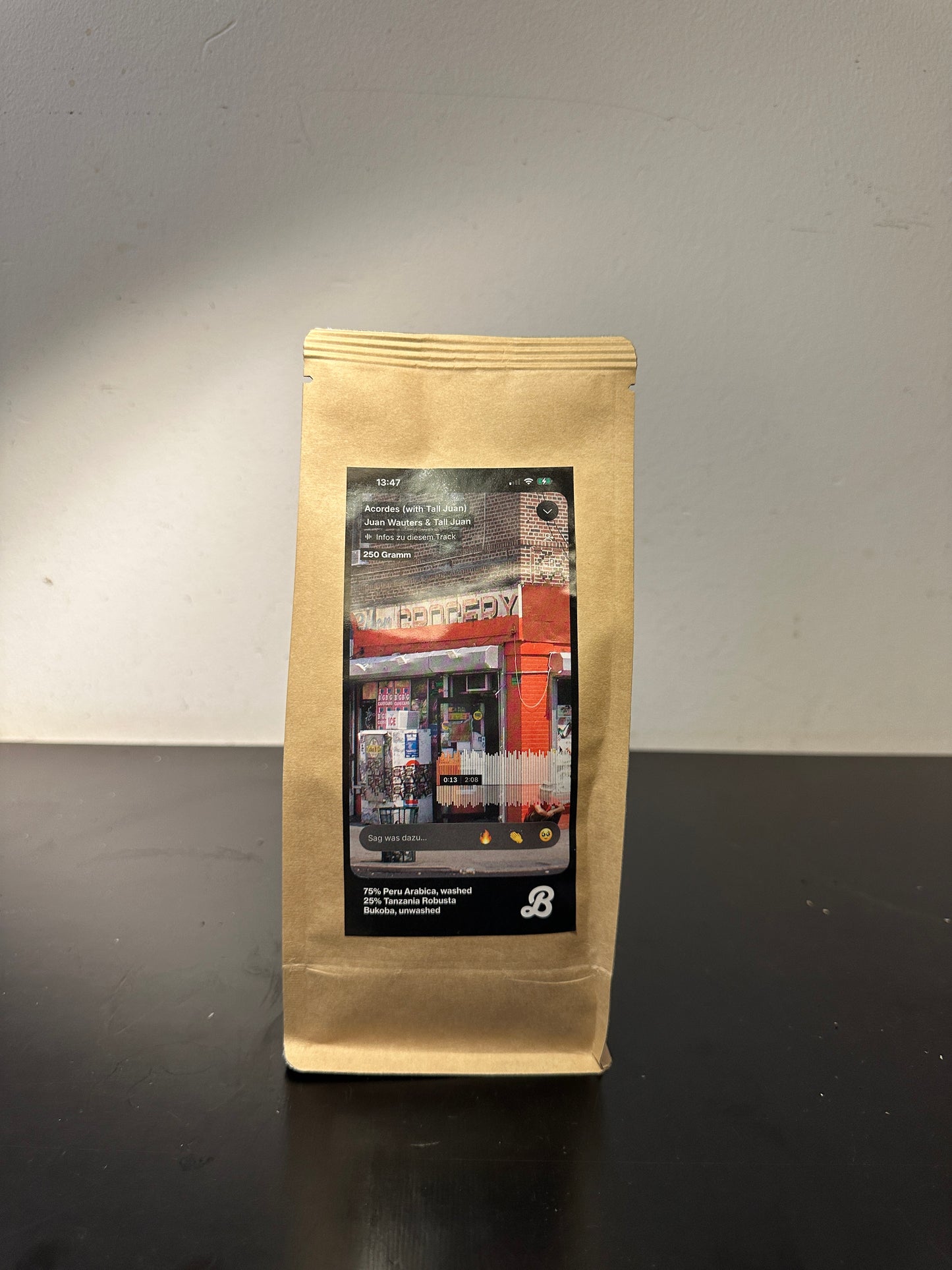 75% Peru Arabica 25% Tanzania Robusta 250g - KOFFEINSHOP